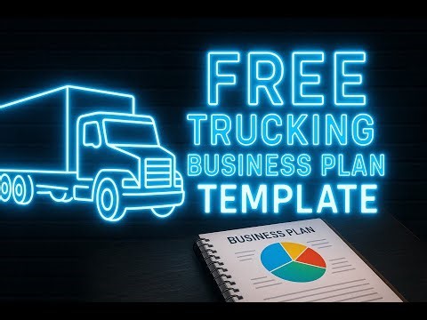 Free Trucking Business Plan