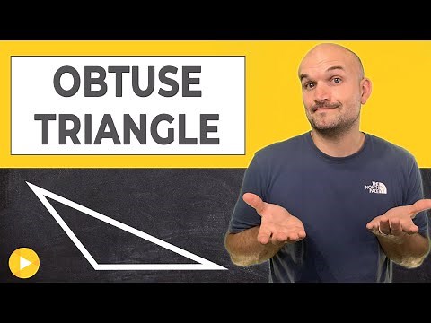 What is an obtuse triangle