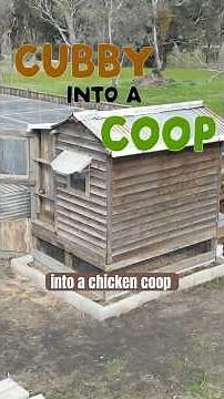 Turning a Cubby into a chicken Coop! (READY FOR CHICKENS) DIY transformation