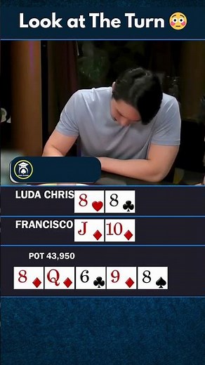 This #poker hand Will SHOCK You❗ #casinoonline