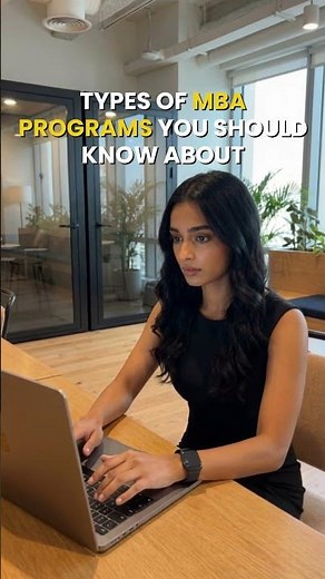 Types of MBA programs you should know about! #mba #mbajourney #mbacolleges