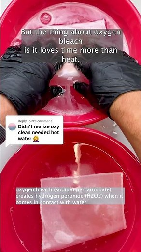 How To OxiClean & Oxygen Bleaches Properly #laundry #cleaninghack #laundryhack