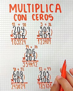 28K views · 1.4K reactions | ✅ Multiplicar con ceros ✅ | Juegos Matemáticos | Facebook