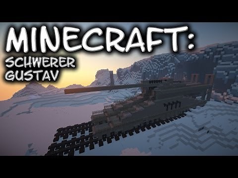 Minecraft: Railway Gun Tutorial (Schwerer Gustav/Dora)