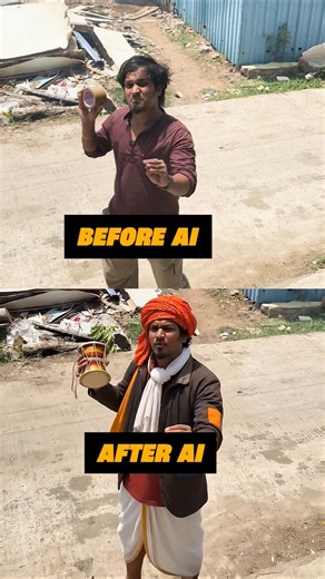 🎥 AI Before & After 🤯 | Moola Natchathiram