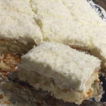 Coconut Cake- juicy low carb coconut cake