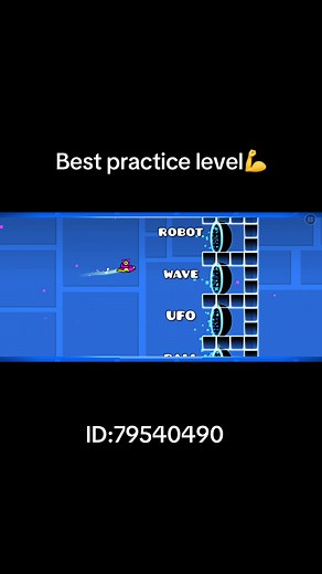 Best Geometry Dash Practice Level - ID: 79540490