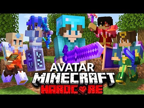 100 Players Simulate AVATAR Battle Royale in Minecraft!