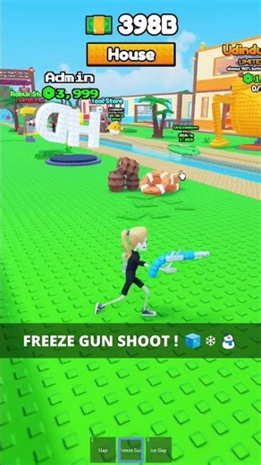 FREEZE GUN SHOT! NGETROL! 🔫❄️😎 Steal a Fish Roblox Indonesia