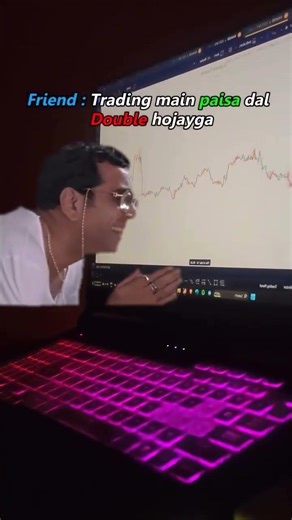 “Market Open Hote Hi Dil Ka BP High 📊💔”#shorts #stockmarket #comedy #traderlife #funny