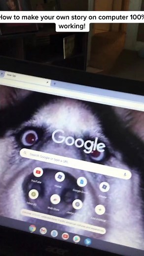 How to make your own story on computer 100% working (real obviously)#stories