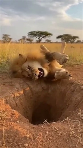 so funny warthog Vs lions 🤣