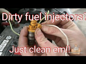 Dirty fuel injectors? Dont buy new ones- do this instead!