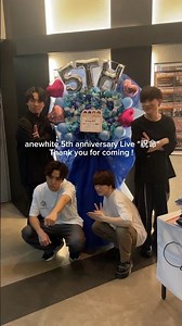 🌸THANK YOU🌸anewhite 5th anniversary Live "祝命" #anewhite #祝命 #アンホワイト #music #バンド