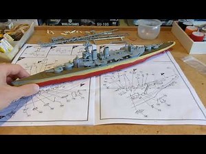 Airfix 1:600 HMS Hood - Build Part 2