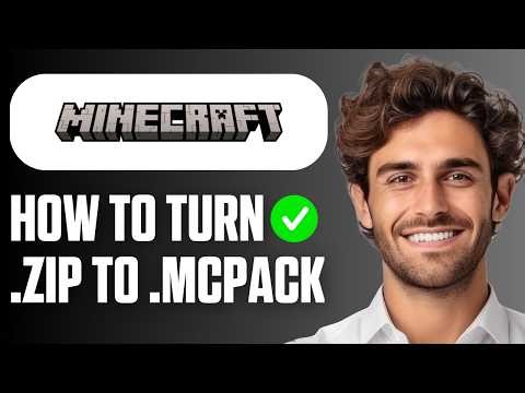 How To Turn .Zip To .Mcpack For Minecraft Bedrock (Easy Guide 2026)