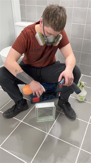 9K views · 36 reactions | Using Glass Blocks to Make Stunning Wall! | Awesome | Facebook