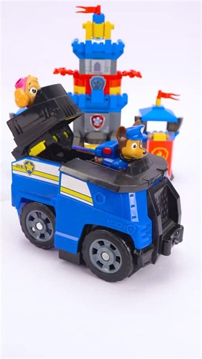 Satisfying & Unboxing Review Playset Paw Patrol Chase Split Second #pawpatrol #usa