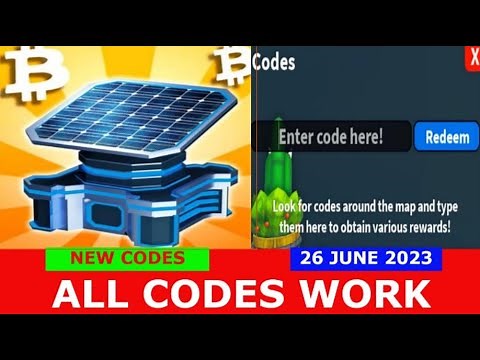 *ALL CODES WORK* Bitcoin Miner ROBLOX | NEW CODES | June 26, 2023