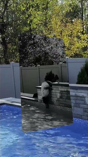 Smart pool design - Jets under fountains