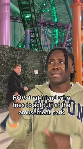 jordan smikle on Instagram: "YALL Shellraiser at American Dream is TERRIFYING 😭 (vlog soon!!) #americandream #themepark #amusementpark #rollercoaster #skit"