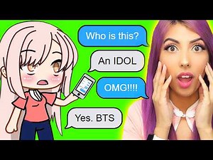 Accidentally Chatted the Wrong Number and it's an Idol's Number? (Gacha Life Mini Movie)