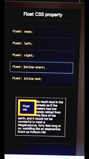 Float CSS Property