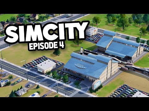BUILDING A TRAIN STATION - SimCity #4