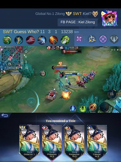 585K views · 6K reactions | BENEDETTA VS ZILONG EXP LANE? - FORMER TOP 1 GLOBAL ZILONG GAMEPLAY! #MLBB #kielzilong #MobileLegendsBangBang #topglobal #zilong | Kiel Zilong | Facebook