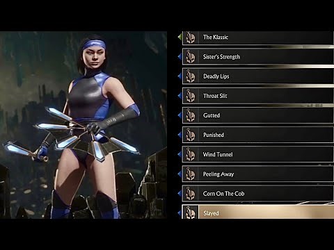 MK11 Ultimate - Kitana All Brutalities Showcase.