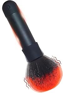 Female Adult Sex Toy Bullet Vibrator - Makeup Brush Included Clitoral G-Spot Sexual Stimulation with 10 Vibration Modes Rechargeable Mini Finger Vibrator Female Sex Toy Vibrator for Couples