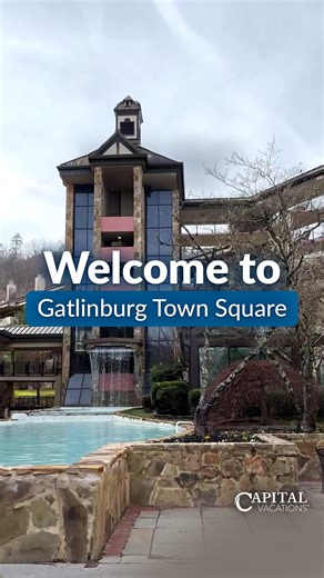 Experience the best of Gatlinburg 🌲✨ Creekside views, just steps from downtown, plus indoor & outdoor pools and plenty of family-friendly fun—your cozy Smoky Mountain escape starts here. | Capital Vacations