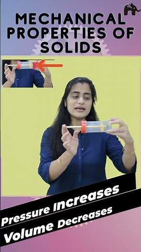 Mechanical properties of Solids Class 11 Physics | Bulk Modulus #shorts