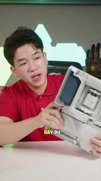 Build PC Full Trắng: Tại Sao X870E AORUS PRO ICE Là Mảnh Ghép Hoàn Hảo Nhất? #hacom #shorts