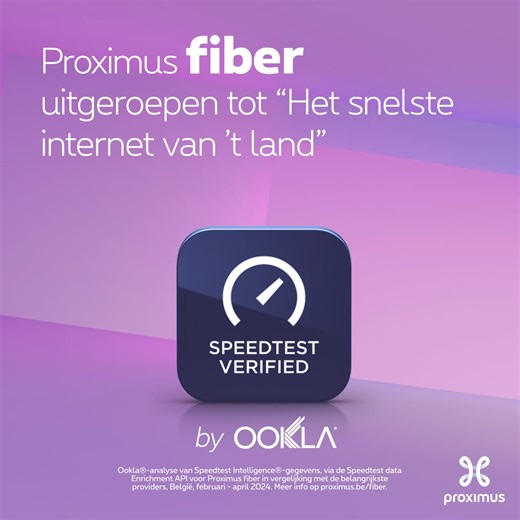 Proximus installeert fiber tot binnen bij je thuis, waar de meeste concurrenten stoppen bij de straat. | Proximus