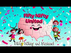 Fifty Nifty United States & more | Fun Patriotic Song for Kids | Learn All 50 States Alphabetically!