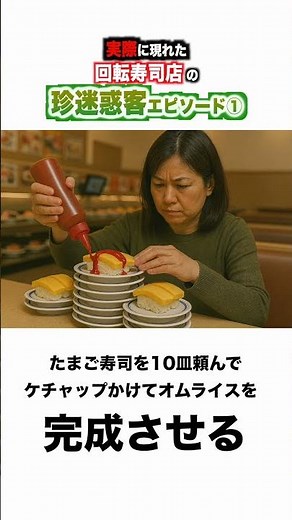 [True Story] Strange and Annoying Customer at a Conveyor Belt Sushi Restaurant ① #Homies #Common ...