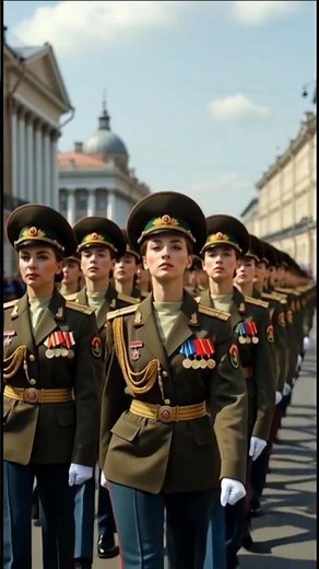 Viral! The Moments Russian Female Soldiers March — The World Amazed.