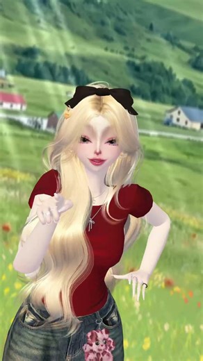 Two birds on a wire, one says come on and the other says I'm tired...😴🫶🏻 #zepeto #shorts #foryou