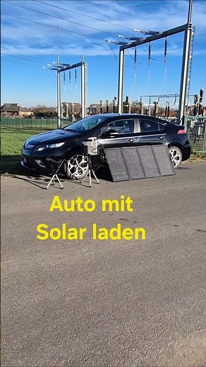 Auto mt Solar laden #automobile #fun #solar