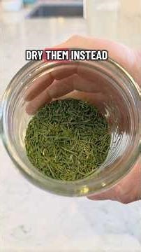 Hot to Dehydrated Onion Tops | No Waste Kitchen