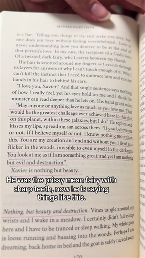 Between Sharp Teeth by Apple Arkham. Other books in the series, Between The Holly Berry Leaves. #BookTok #darkfantasyromance #horrorromance #BookRecommendations #fairybooks