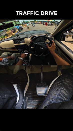 POV: Driving Scorpio S11 Through Heavy Market Traffic 🚙🔥 #shorts