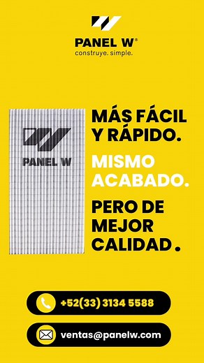 ¡Construye con Panel W la casa de tus sueños! 🏡✨ Con nuestra tecnología avanzada, tendrás un hogar más resistente, térmico y acústico. #DaleValorATuCasa #panelw #construction #acustico #termico