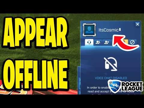 How To Appear Offline On Rocket League