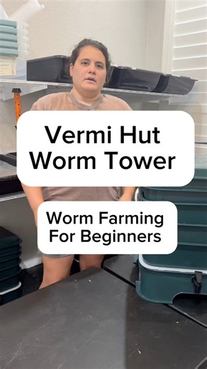 How I use my VermiHut for indoor worm composting. This is how I personally run my systems. Comment “Vermi” if you want me to send you the exact link the one I use. #vermicomposting #vermicompost #wormcastings #WormComposting #redwigglers #wormfarm #wormfarming | Cherene’s Greens