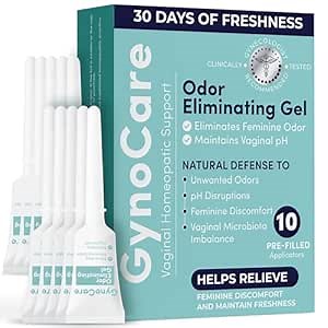 Terramed Just Think Comfort pH Balance for Women Vaginal Odor Eliminating Gel | Feminine Care | Vaginal Health | Support for Feminine Odor & Vaginal Microbiota Imbalance | 10 Count