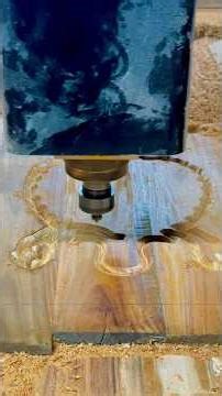 High-Speed Wood CNC Work #wood #woodworking #wooddesigner #shortvideo