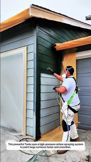 Airless Paint Sprayer Tools 3000 PSI High Pressure System That Paints House Walls Faster & Smoother