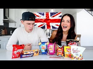 WE TRIED BRITISH SNACKS FOR THE FIRST TIME!